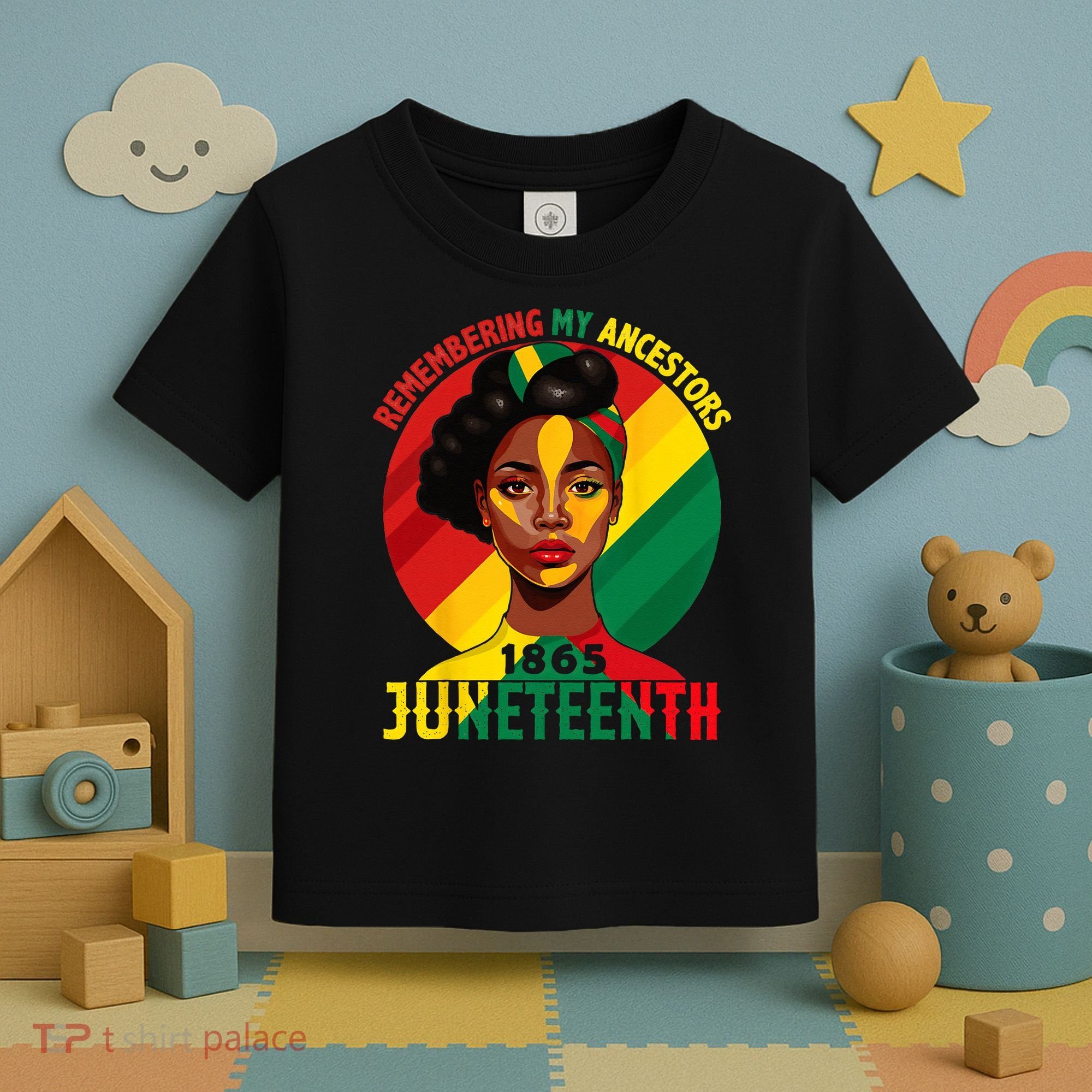 Juneteenth Remebering My Ancestors Black Toddler T-Shirt