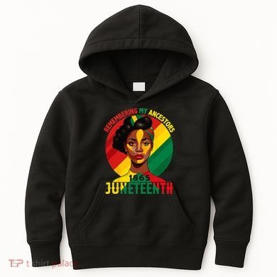 Juneteenth Remebering My Ancestors Black Kids Hoodie