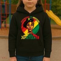 Juneteenth Remebering My Ancestors Black Kids Hoodie thumb 3