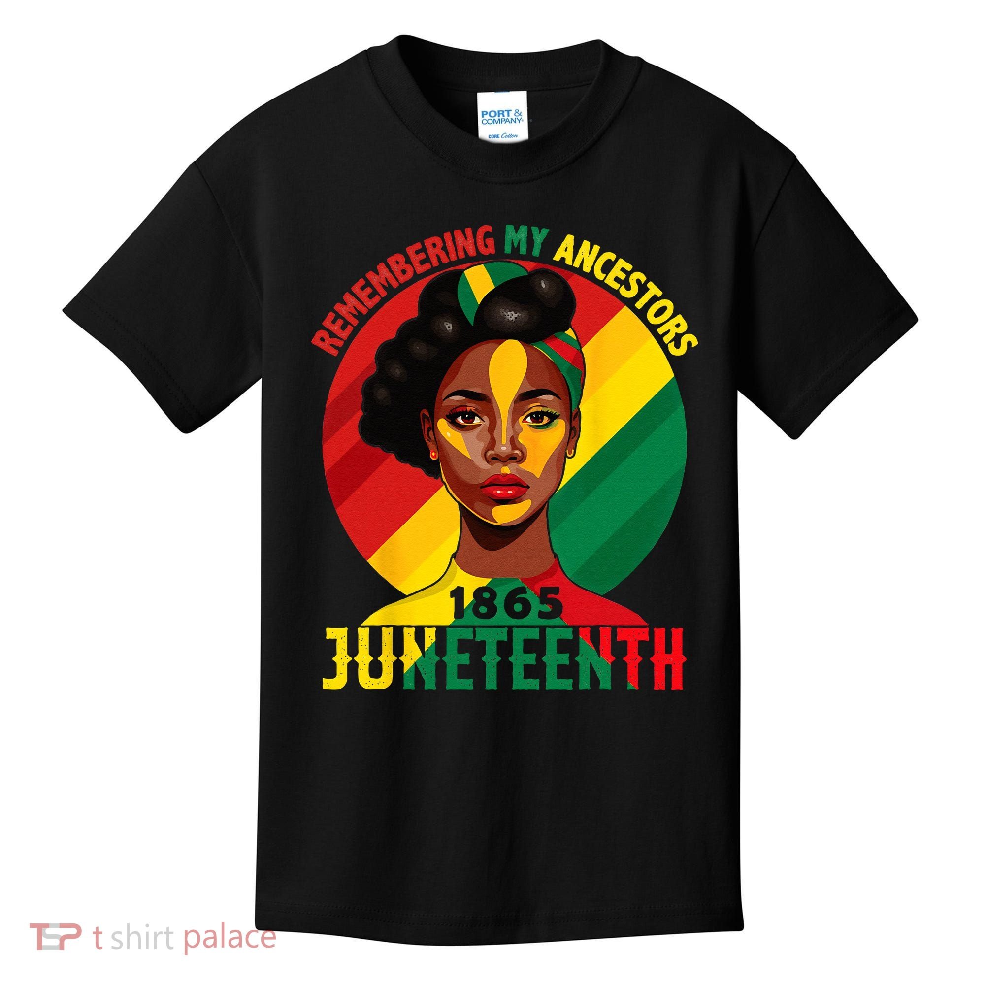 Juneteenth Remebering My Ancestors Black Kids T-Shirt