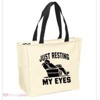 Just Resting My Eyes Dad Recliner Fathers Im Not Sleeping Tote Bag thumb 2