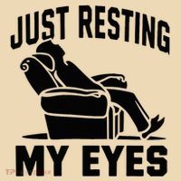 Just Resting My Eyes Dad Recliner Fathers Im Not Sleeping Tote Bag thumb 4