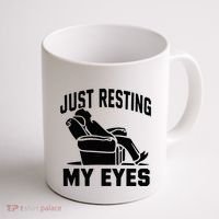 Just Resting My Eyes Dad Recliner Fathers Im Not Sleeping Coffee Mug thumb 1