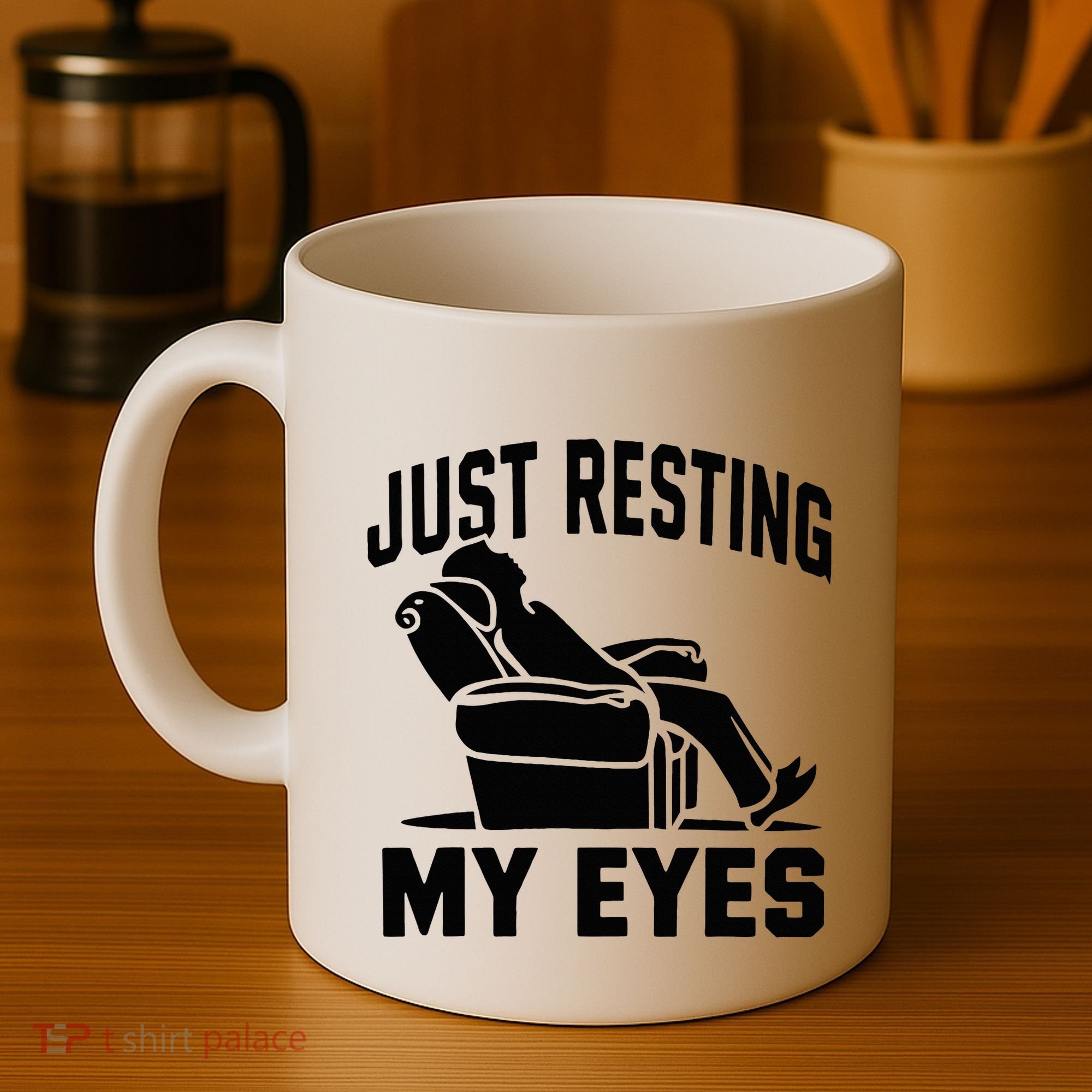 Just Resting My Eyes Dad Recliner Fathers Im Not Sleeping Coffee Mug