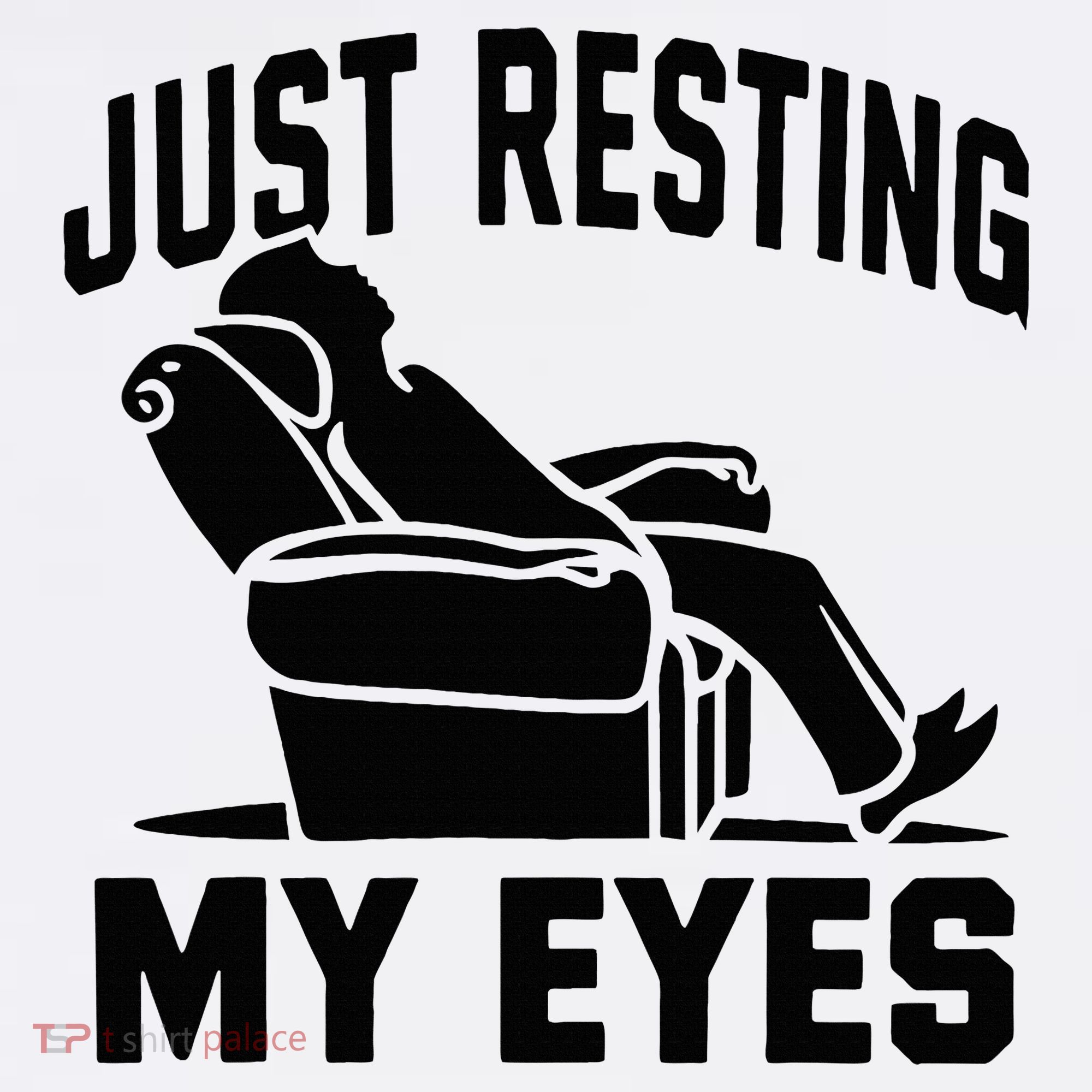 Just Resting My Eyes Dad Recliner Fathers Im Not Sleeping Women's Hoodie
