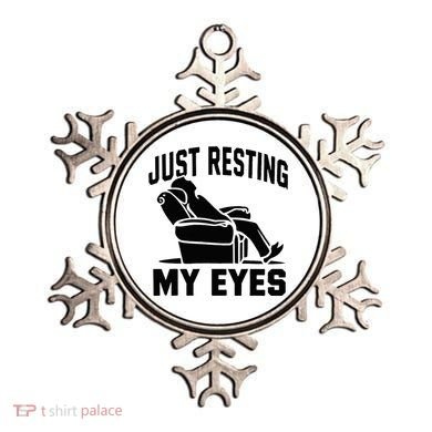 Just Resting My Eyes Dad Recliner Fathers Im Not Sleeping Ornament