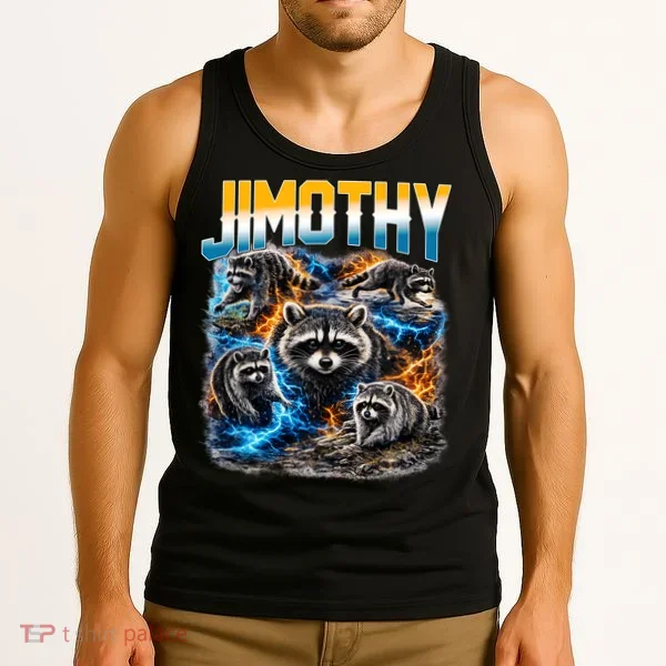 Jimothy Raccoon Mashup Tank Top