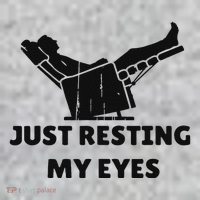 Just Resting My Eyes Funny Dad Recliner Happy FatherS Day Long Sleeve Shirt thumb 2