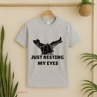 Just Resting My Eyes Funny Dad Recliner Happy FatherS Day T-Shirt thumb 2