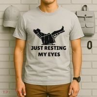 Just Resting My Eyes Funny Dad Recliner Happy FatherS Day T-Shirt thumb 6