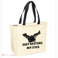 Just Resting My Eyes Funny Dad Recliner Happy FatherS Day Tote Bag thumb 2