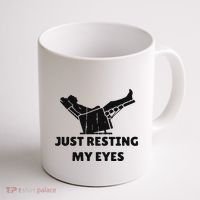 Just Resting My Eyes Funny Dad Recliner Happy FatherS Day Coffee Mug thumb 1