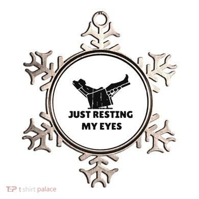 Just Resting My Eyes Funny Dad Recliner Happy FatherS Day Ornament