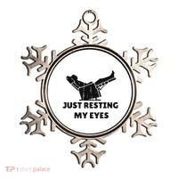 Just Resting My Eyes Funny Dad Recliner Happy FatherS Day Ornament thumb 0