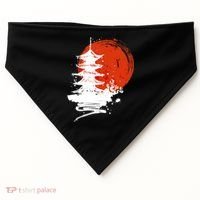 Japanese Red Moon USA-Made Doggie Bandana thumb 0