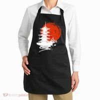 Japanese Red Moon Apron thumb 2
