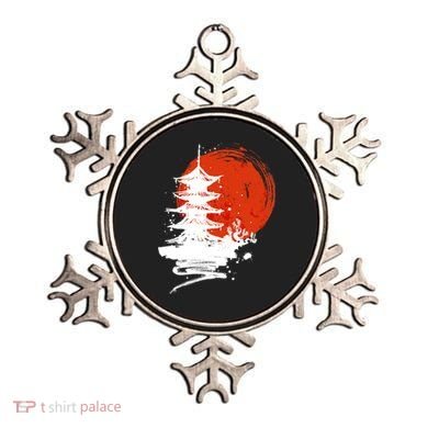 Japanese Red Moon Ornament