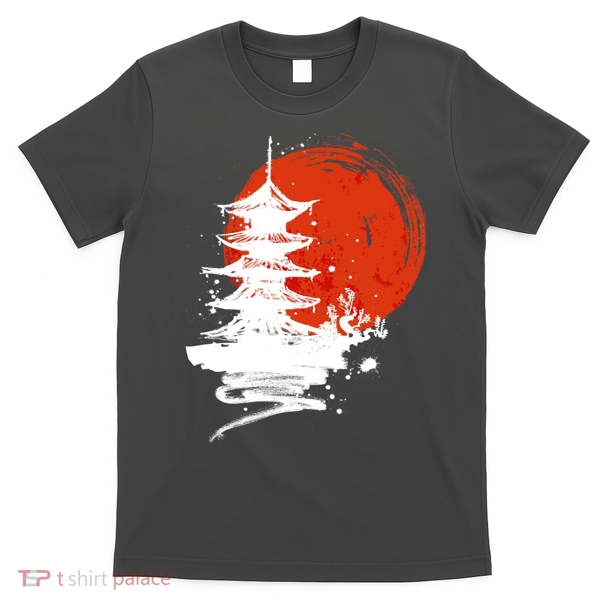 Japanese Red Moon T-Shirt
