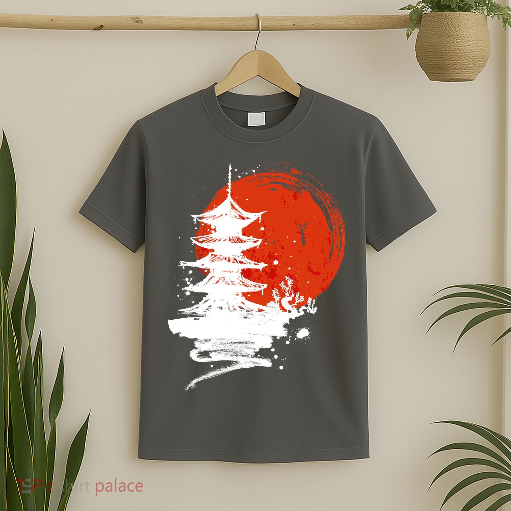 Japanese Red Moon T-Shirt