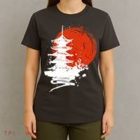 Japanese Red Moon T-Shirt thumb 4