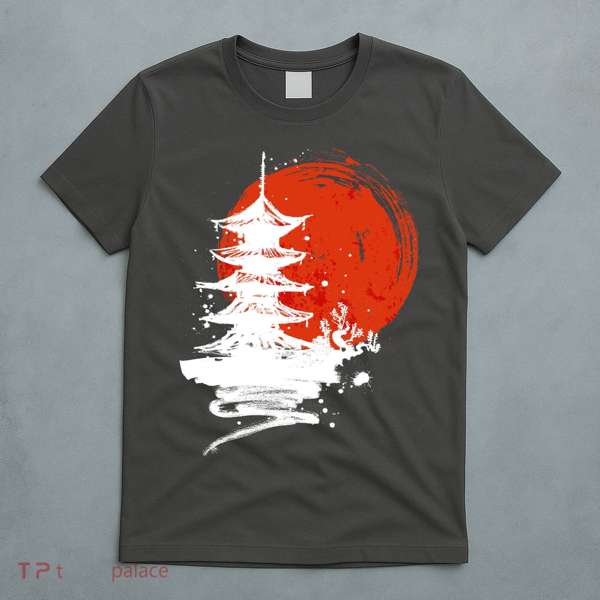 Japanese Red Moon T-Shirt