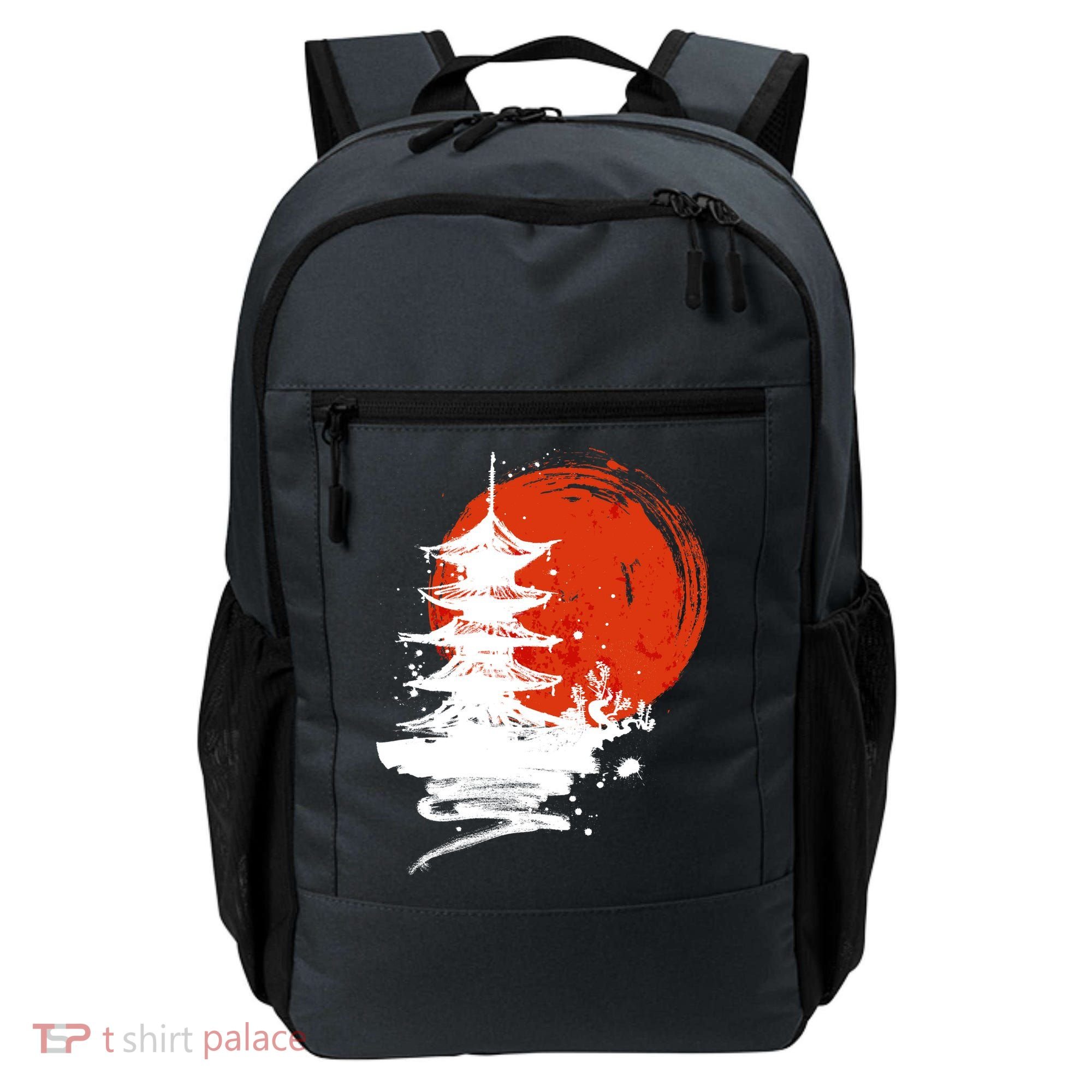 Japanese Red Moon Backpack