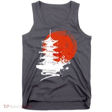 Japanese Red Moon Tank Top