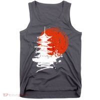 Japanese Red Moon Tank Top thumb 0