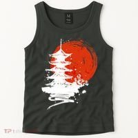 Japanese Red Moon Tank Top thumb 2