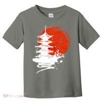 Japanese Red Moon Toddler T-Shirt thumb 0