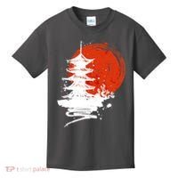 Japanese Red Moon Kids T-Shirt thumb 0