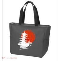 Japanese Red Moon Tote Bag thumb 3