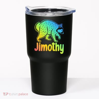 Jimothy Raccoon Meme Colorful  Tumbler