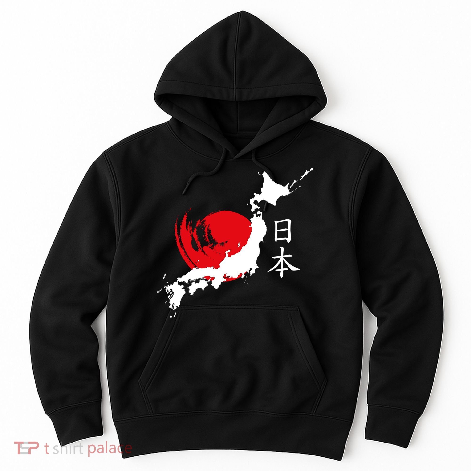 Japan Red Moon Hoodie