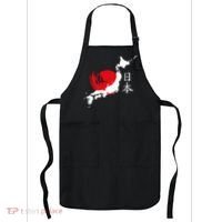 Japan Red Moon Apron thumb 0