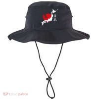 Japan Red Moon Bucket Hat thumb 0