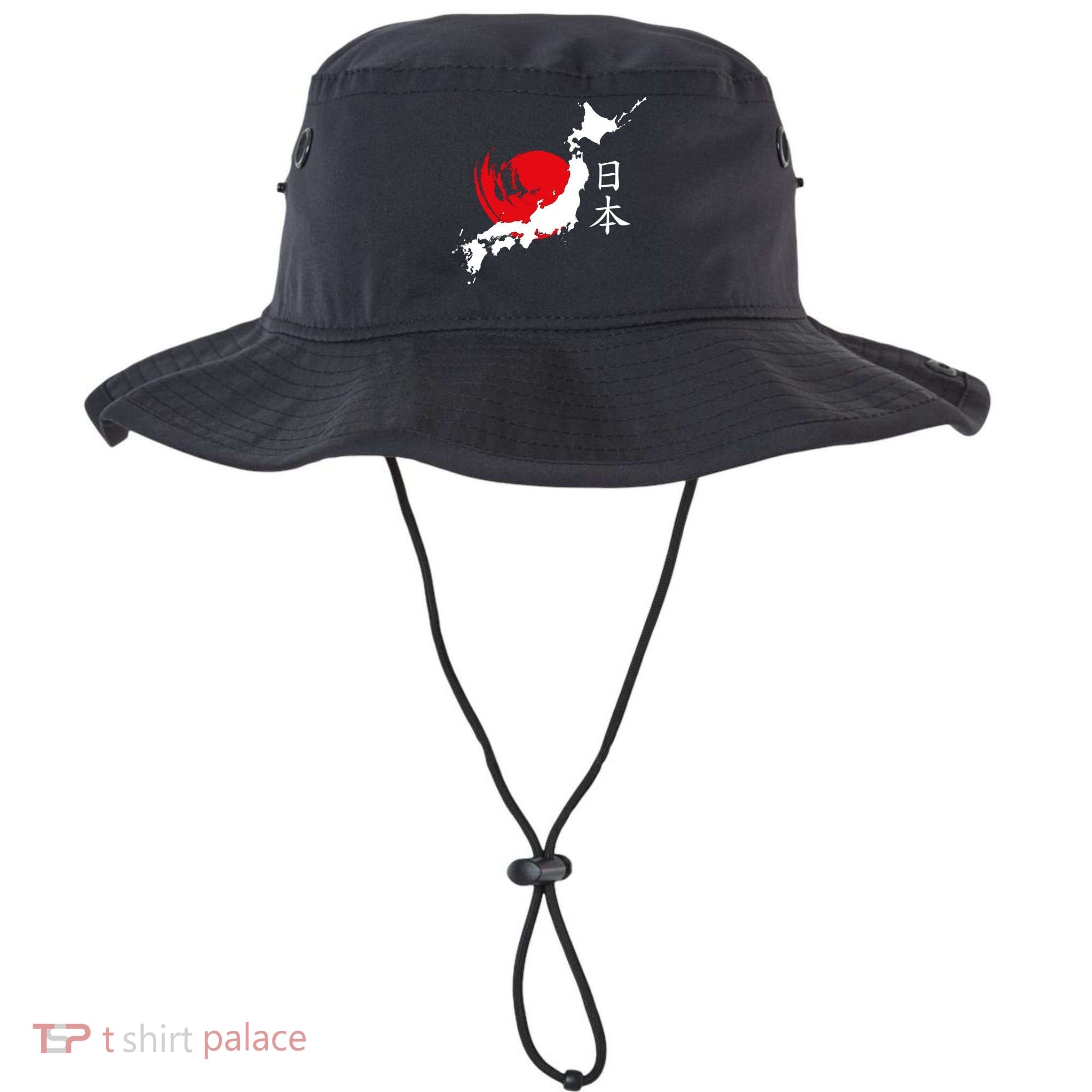 Japan Red Moon Bucket Hat