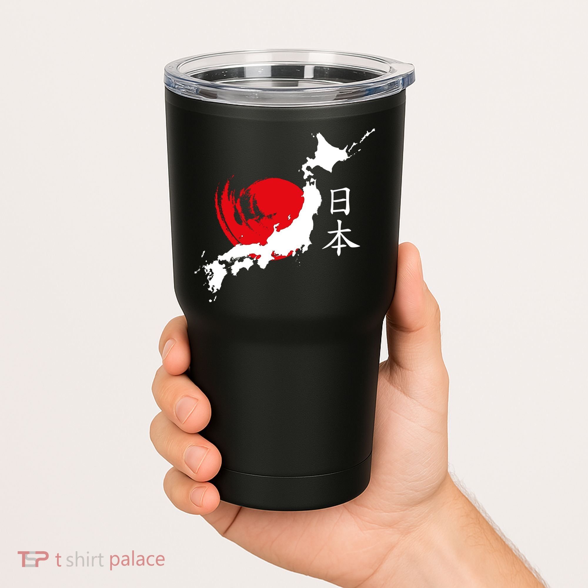 Japan Red Moon Tumbler