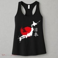 Japan Red Moon Women's Tank Top thumb 3