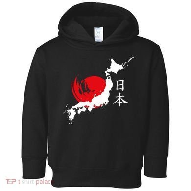 Japan Red Moon Toddler Hoodie