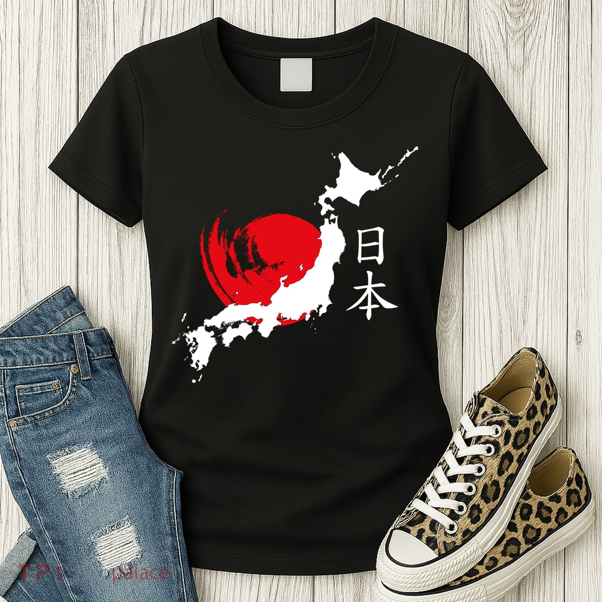 Japan Red Moon Women's T-Shirt