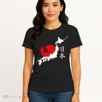 Japan Red Moon Women's T-Shirt thumb 4