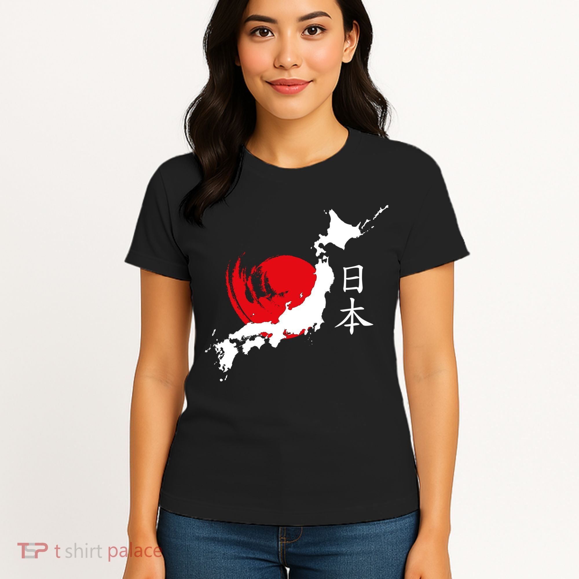Japan Red Moon Women's T-Shirt