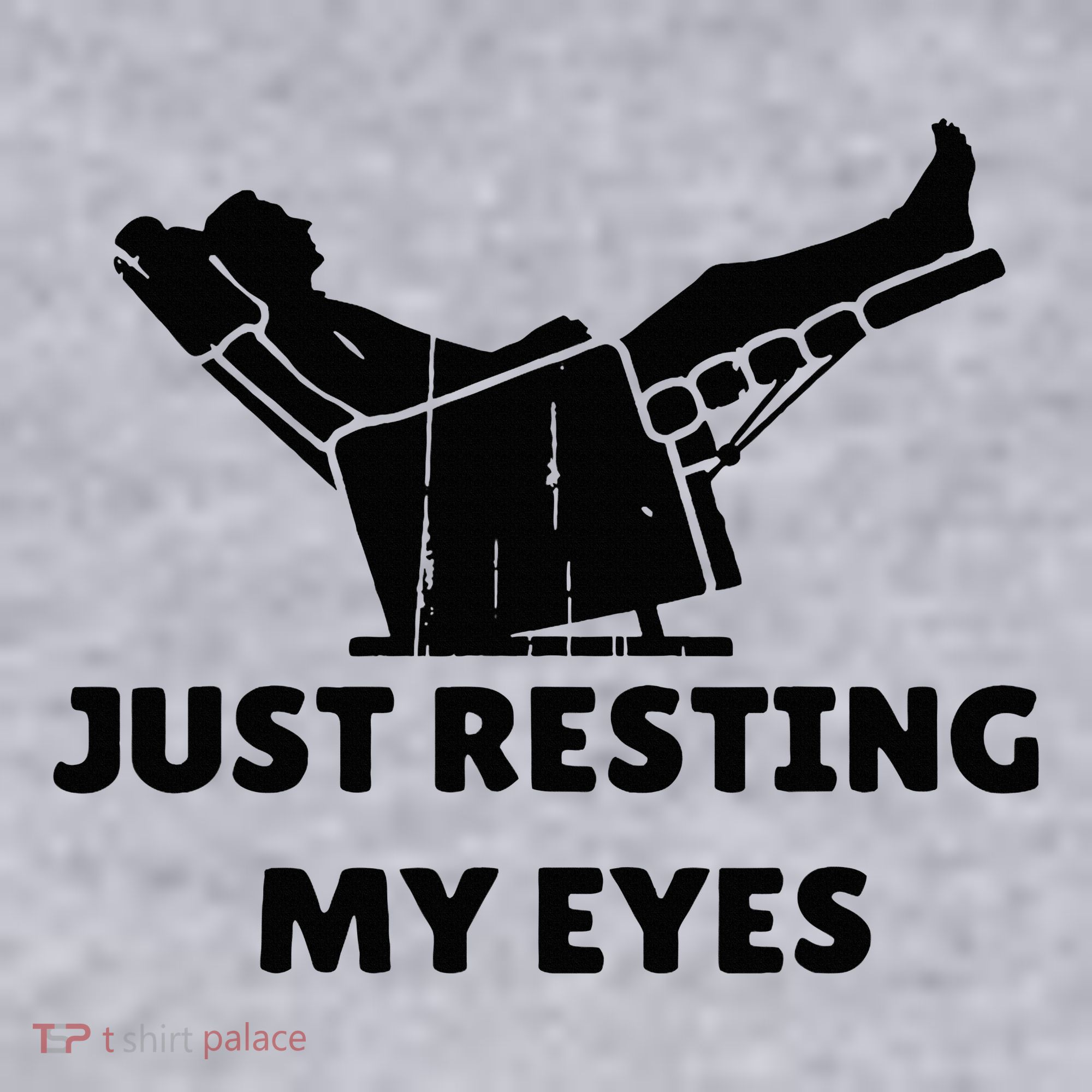 Just Resting My Eyes Funny Dad Recliner Women's Sweatshirt