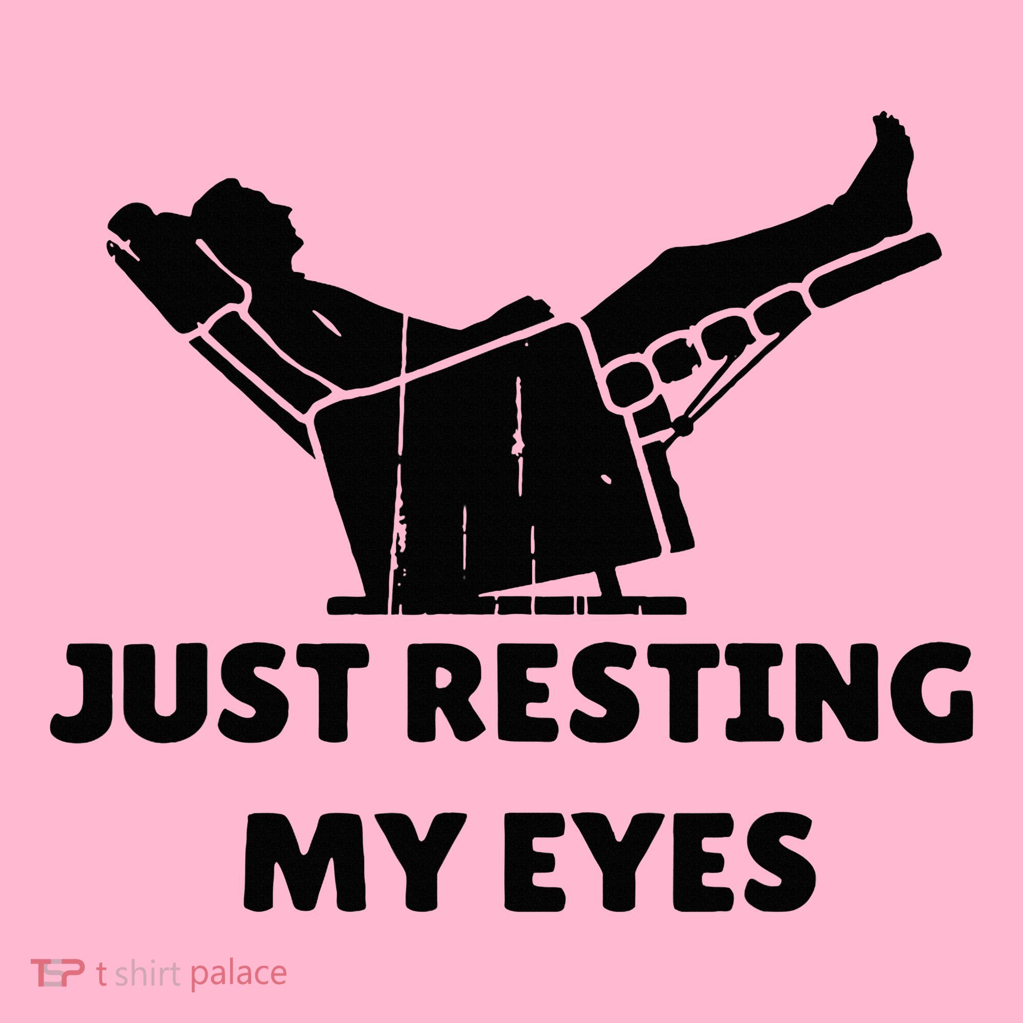 Just Resting My Eyes Funny Dad Recliner Coaster