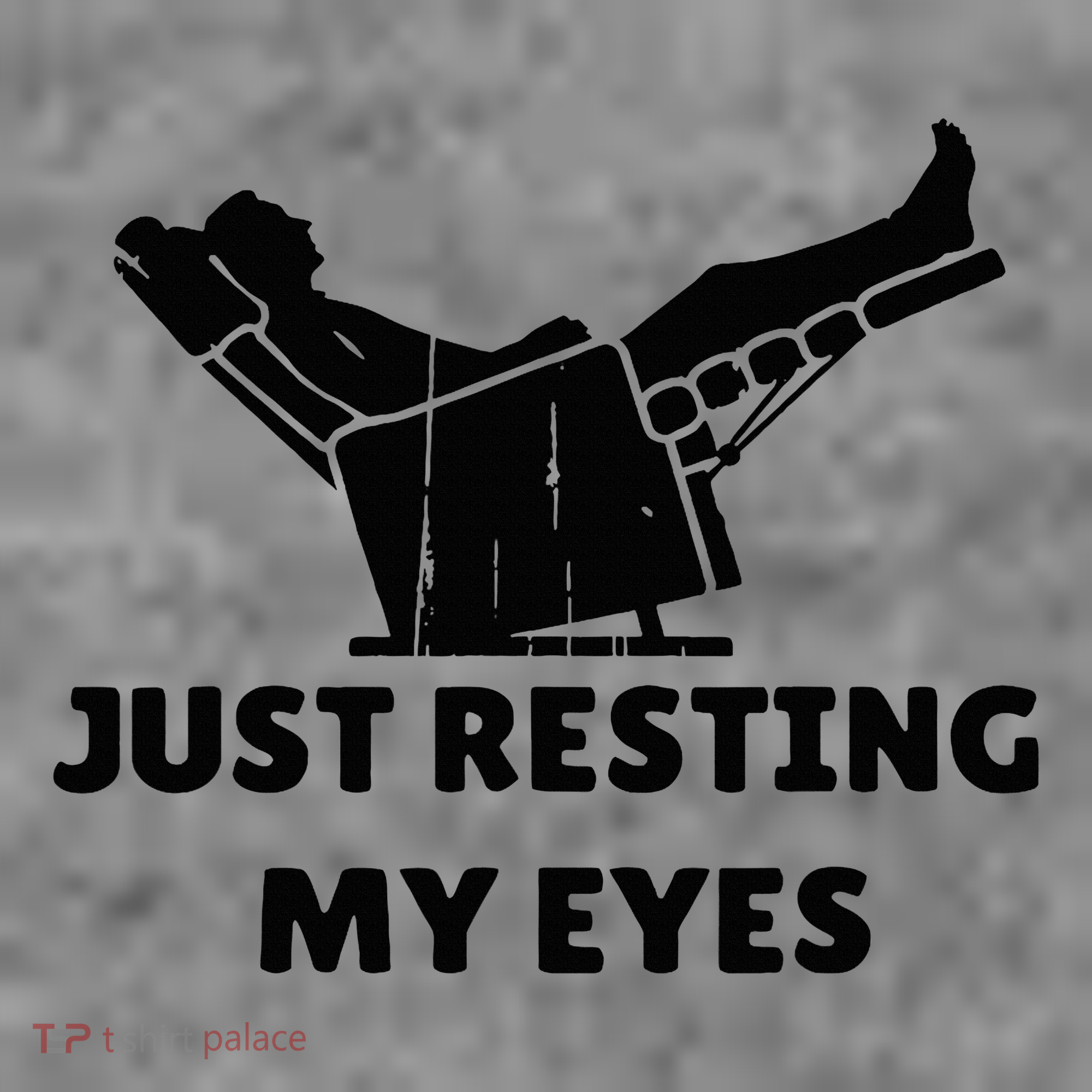 Just Resting My Eyes Funny Dad Recliner Toddler Hoodie