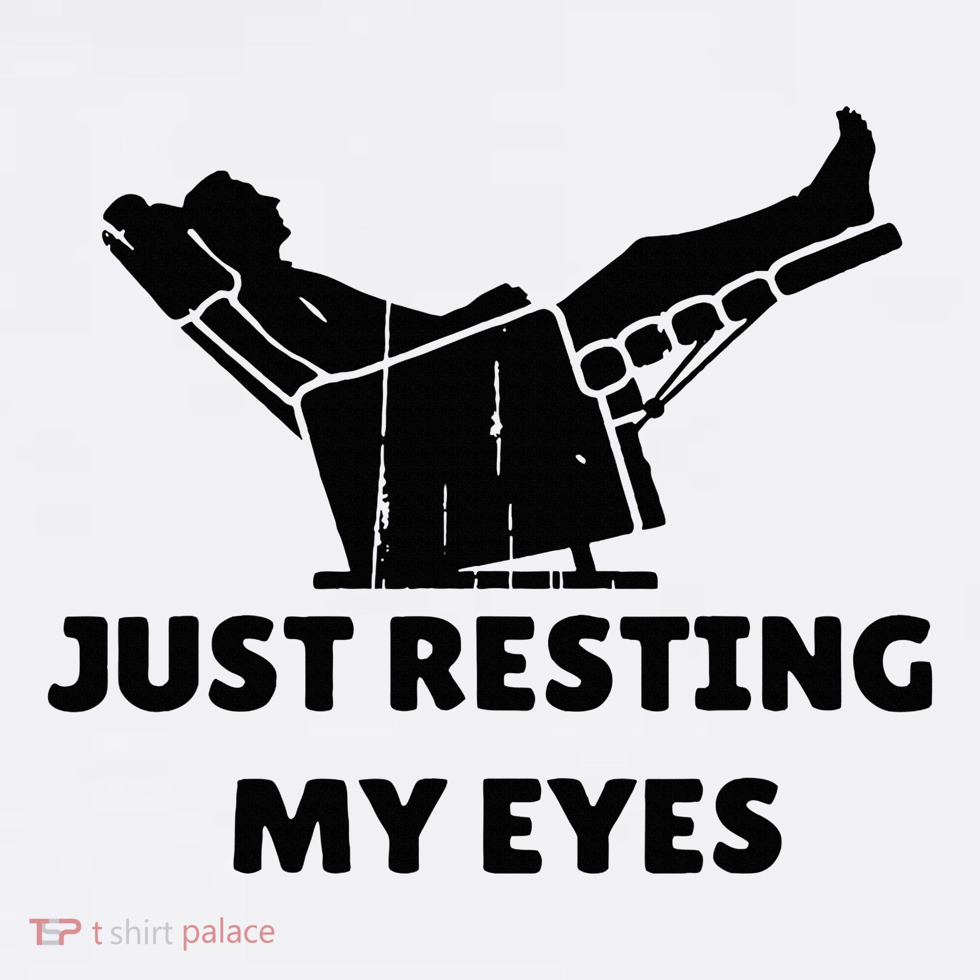 Just Resting My Eyes Funny Dad Recliner Mousepad