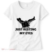 Just Resting My Eyes Funny Dad Recliner Women's T-Shirt thumb 0