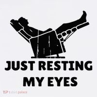 Just Resting My Eyes Funny Dad Recliner Kids Sweatshirt thumb 2