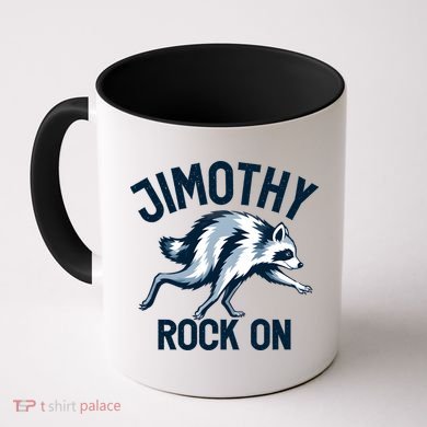Jimothy Rock On Raccoon Funny Coffee Mug
